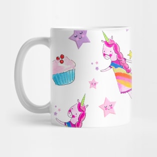 Fairy Ann the Unicorn Pattern Mug